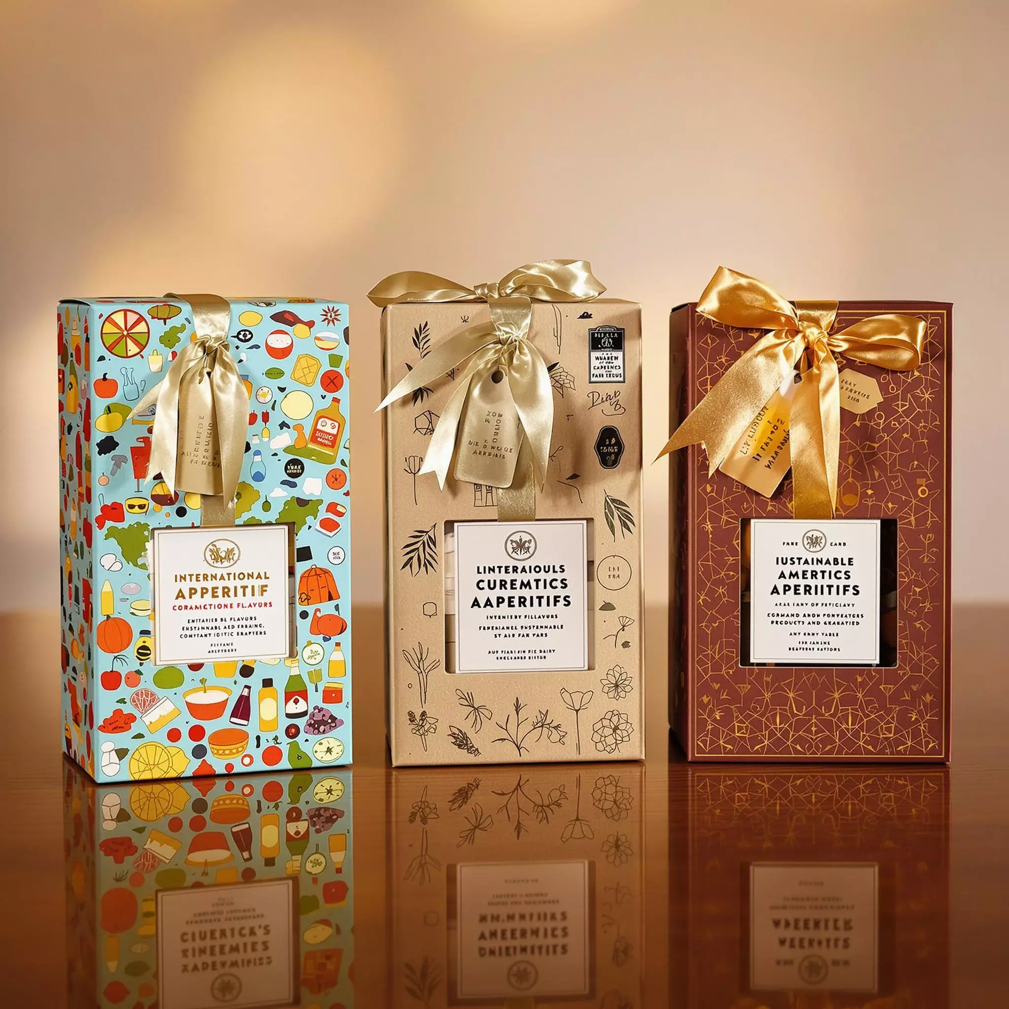 Luxus Aperitif-Geschenkboxen mit erlesenen Delikatessen