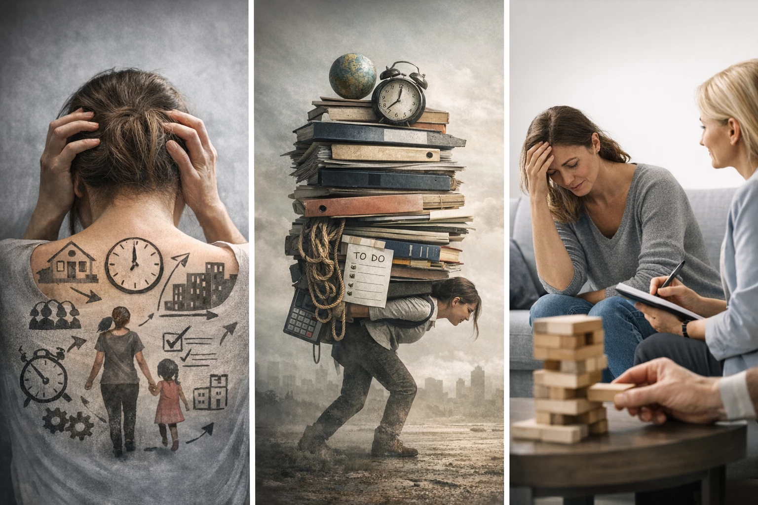 Überlastung entsteht oft durch alte Muster (Bild KI-generiert))