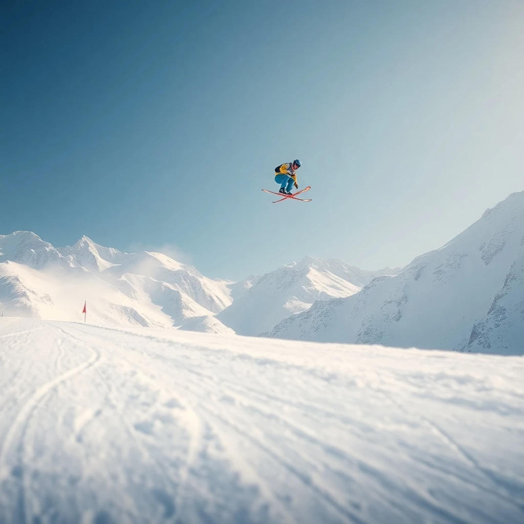 Olympische Winterspiele in den Bergen