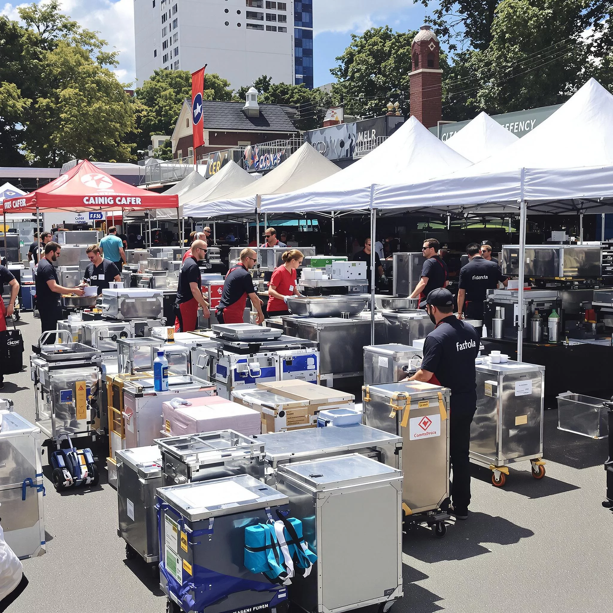 Küchentechnik für unterwegs: Mobile Küchen und Equipment im Catering