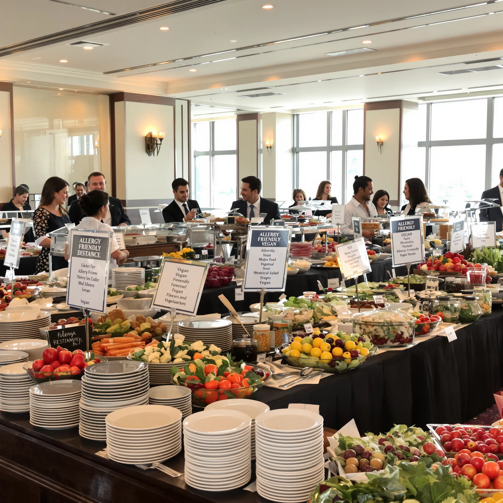 Die perfekte Buffet-Route: Gäste effizient leiten und Wartezeiten reduzieren – Catering-Tipps für Events, Business & Privat
