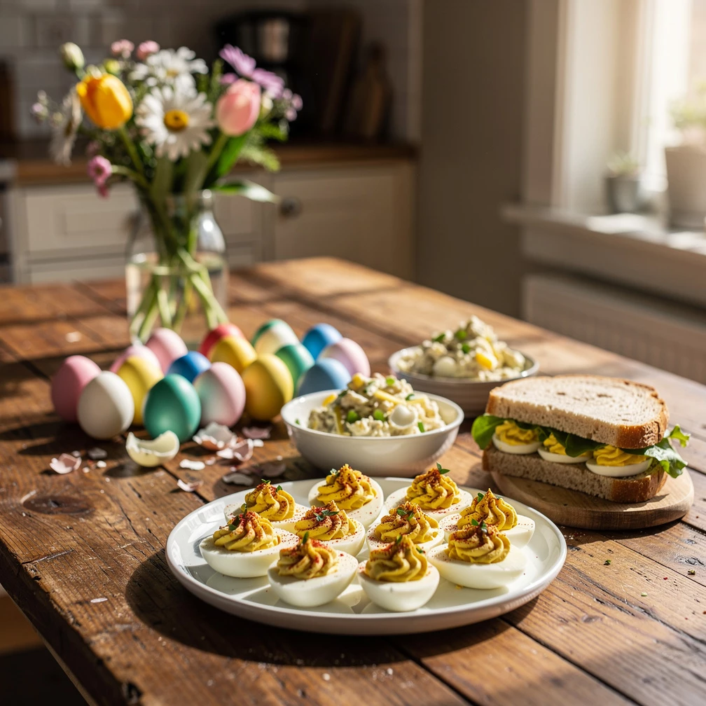 Wohin mit all den hartgekochten Eiern nach Ostern? 7 kreative Rezepte & clevere Resteverwertung