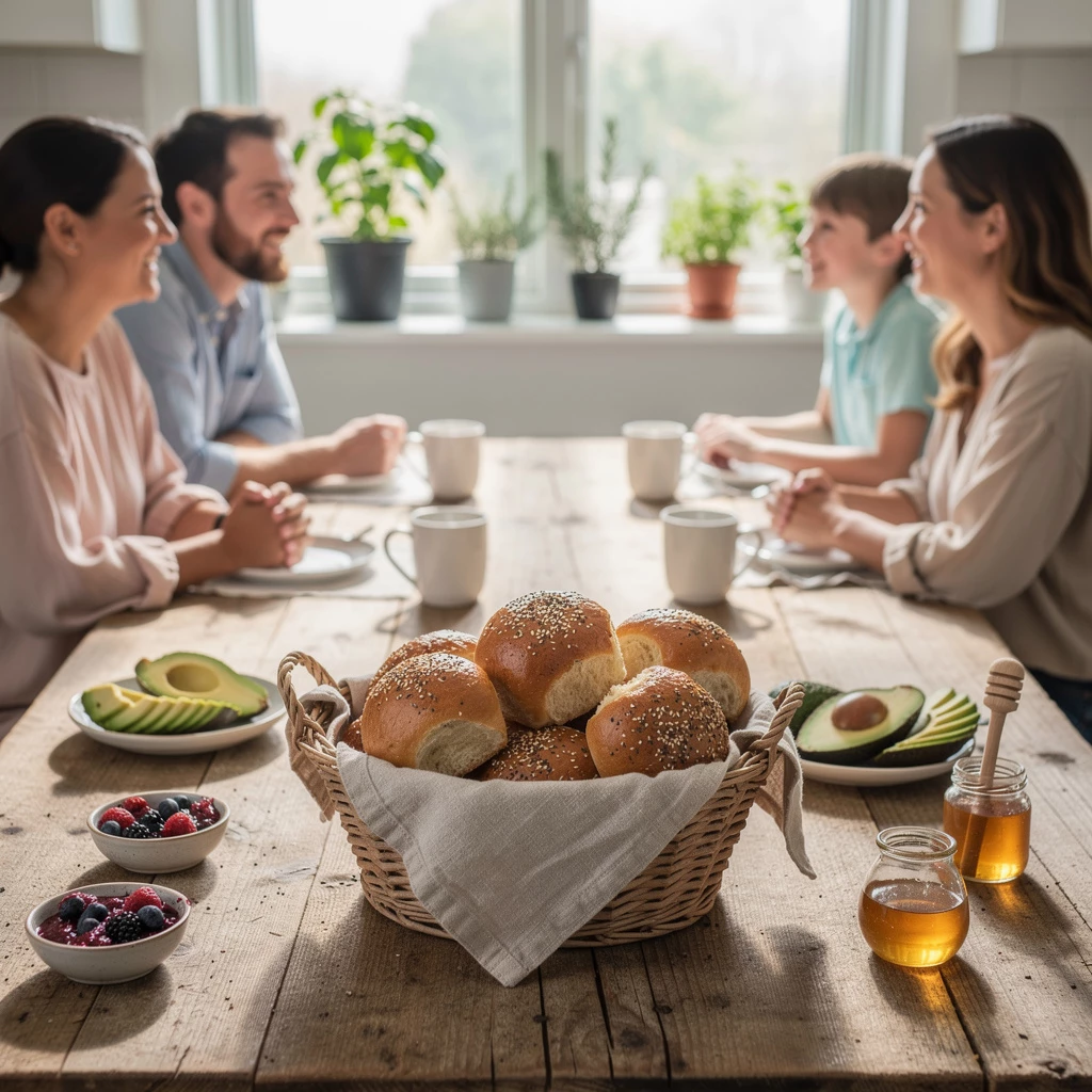 Sonntagsbrötchen mit Superfood – Knusprig, nährend & wunderbar einfach