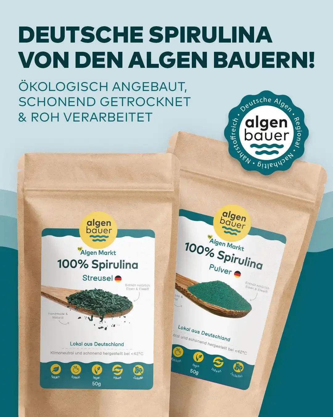 Algenmarkt Spirulina Starter Set – Dein Einstieg in die Welt der Algen