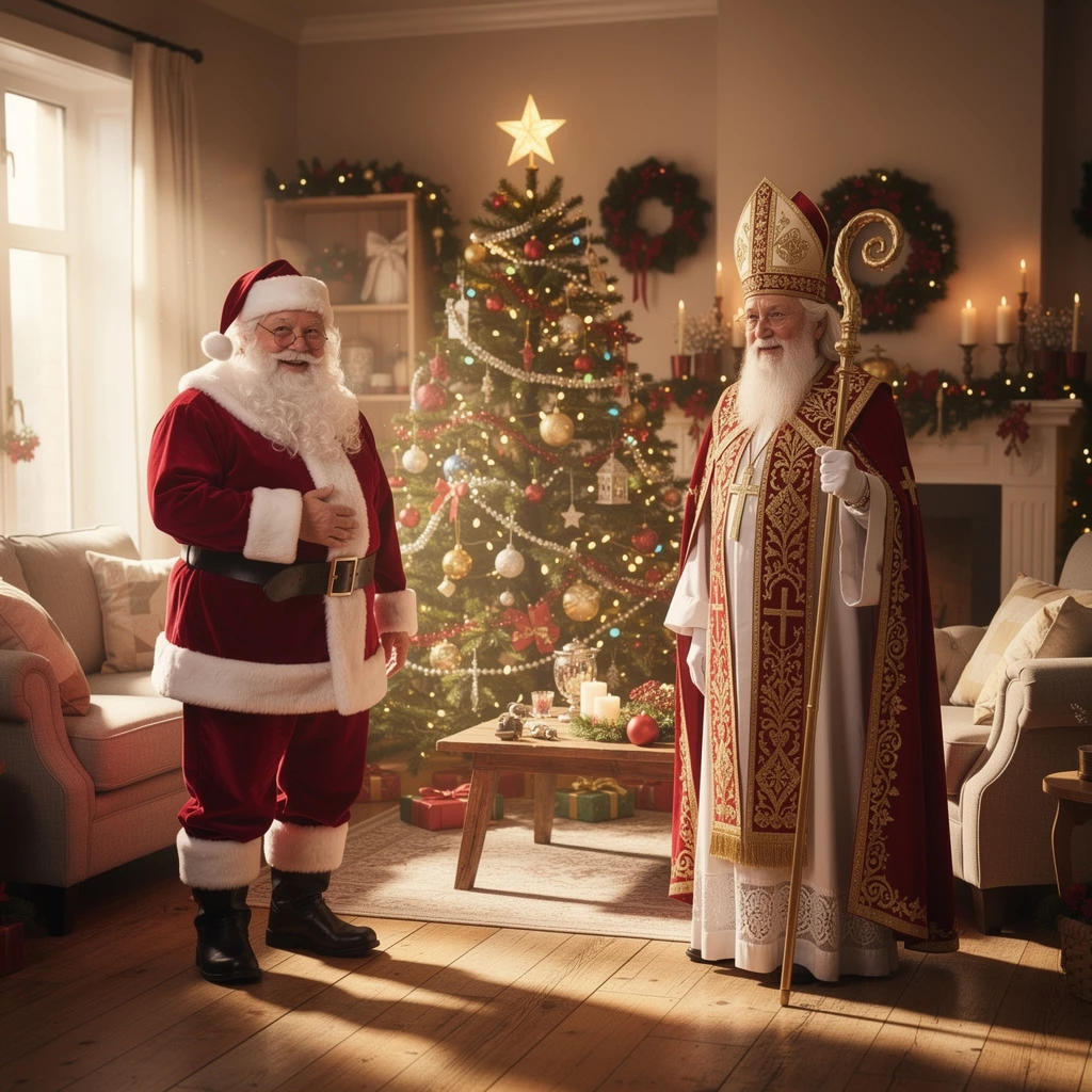 Wer ist eigentlich der Nikolaus und wer der Weihnachtsmann?