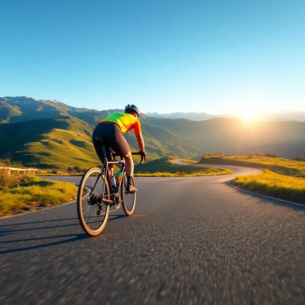 Morgenfahrt im Gebirge