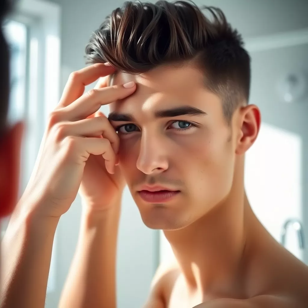 Perfektes Haarstyling mit Gel