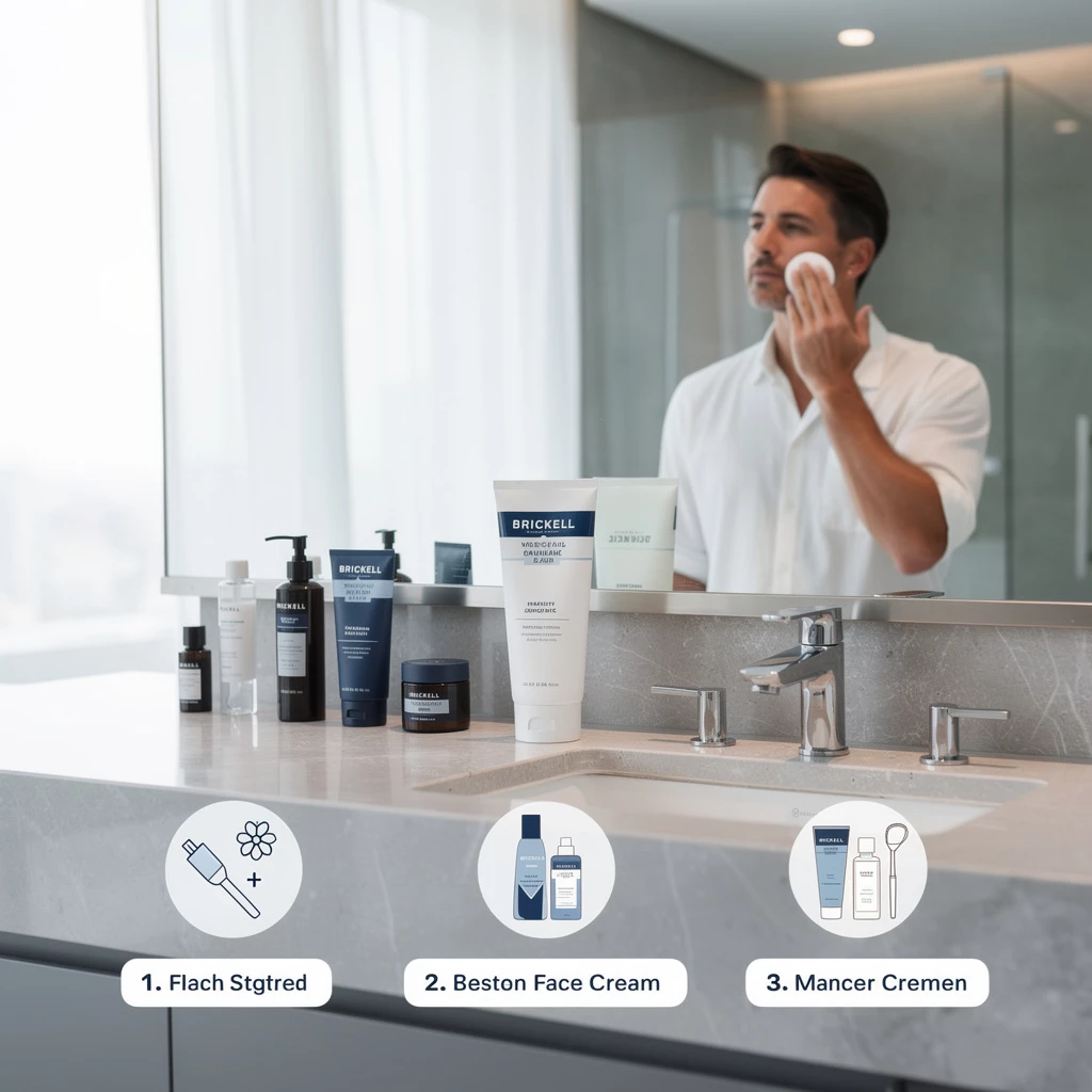 Brickell Mens Reviving Face Cream – Frische für Männerhaut und die geheime Beauty-Routine für Männer