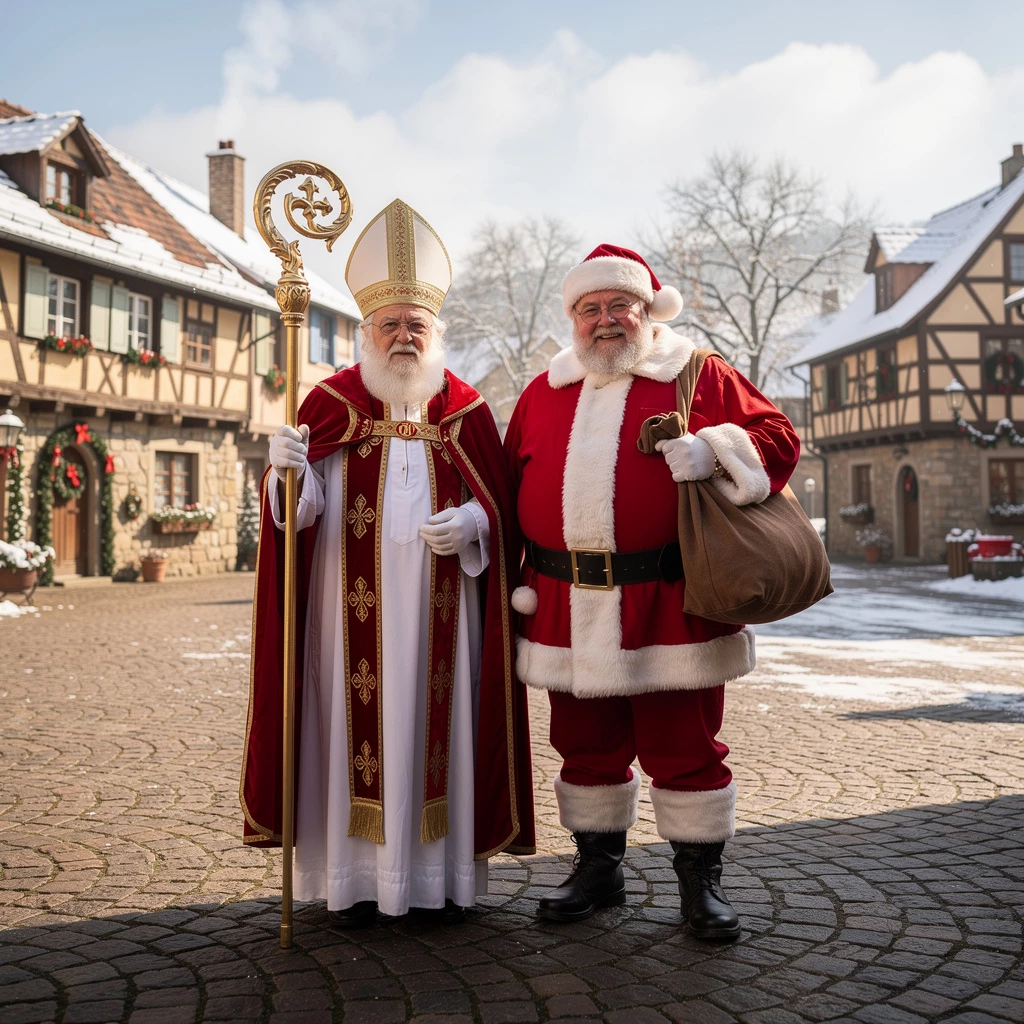 Wer ist eigentlich der Nikolaus und wer der Weihnachtsmann?