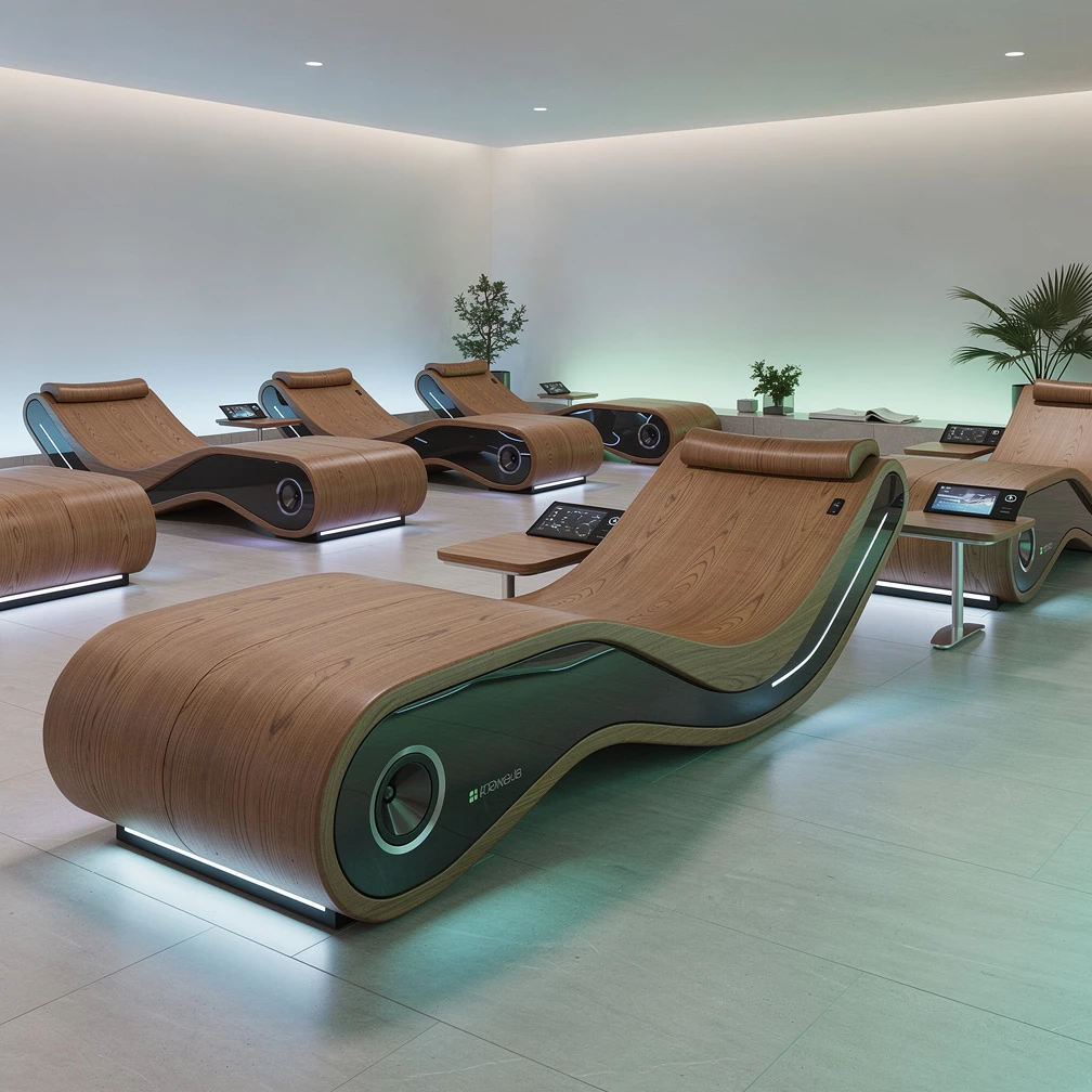 Relaxen mit den Frequenzen auf der Klangliege: Die Musiklounger Klangwoge erleben