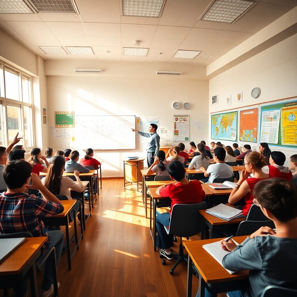 Schulstress im Klassenzimmer–Wissenserwerb