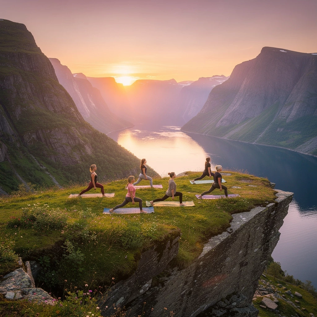 Yoga in Skandinavien: Retreats zwischen Fjorden und Mitternachtssonne