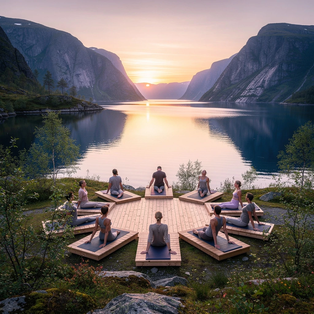 Yoga in Skandinavien: Retreats zwischen Fjorden und Mitternachtssonne