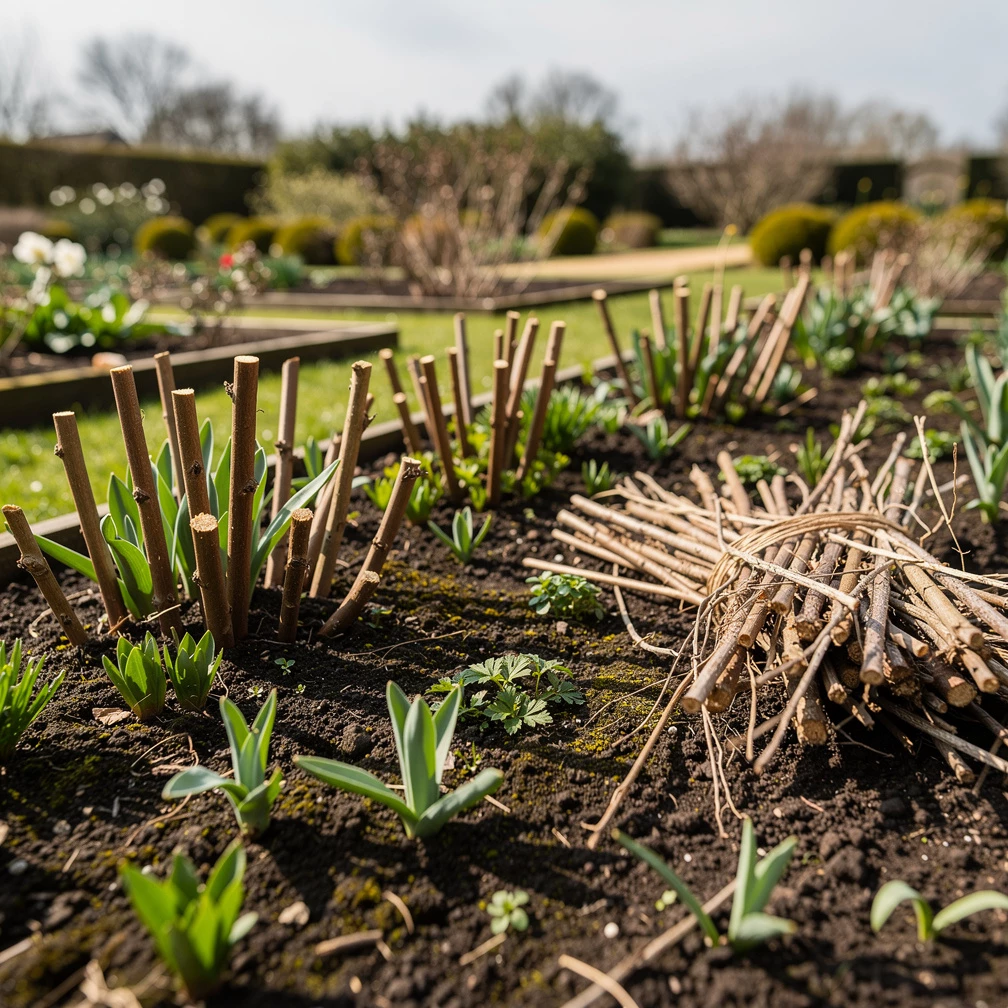 Gartenpflege im Frühjahr: Rückschnitt und Aufräumen insektenfreundlich gestalten