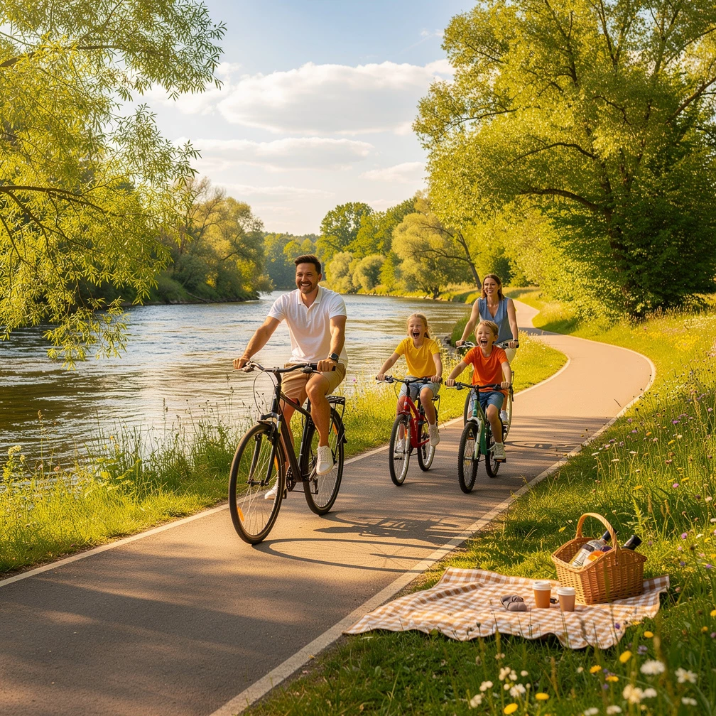 10 familienfreundliche Radrouten in Deutschland & Österreich