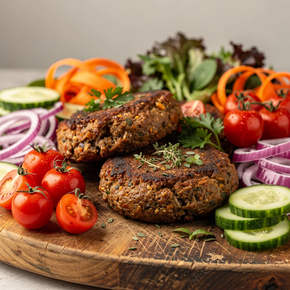 Einfache vegane Burger-Patties aus Bohnen – Saftig, pflanzlich & raffiniert