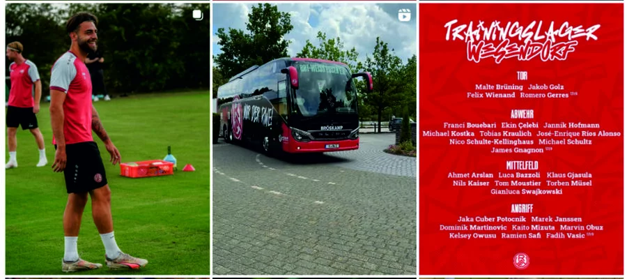 RWE Trainingslager laVital Wesen