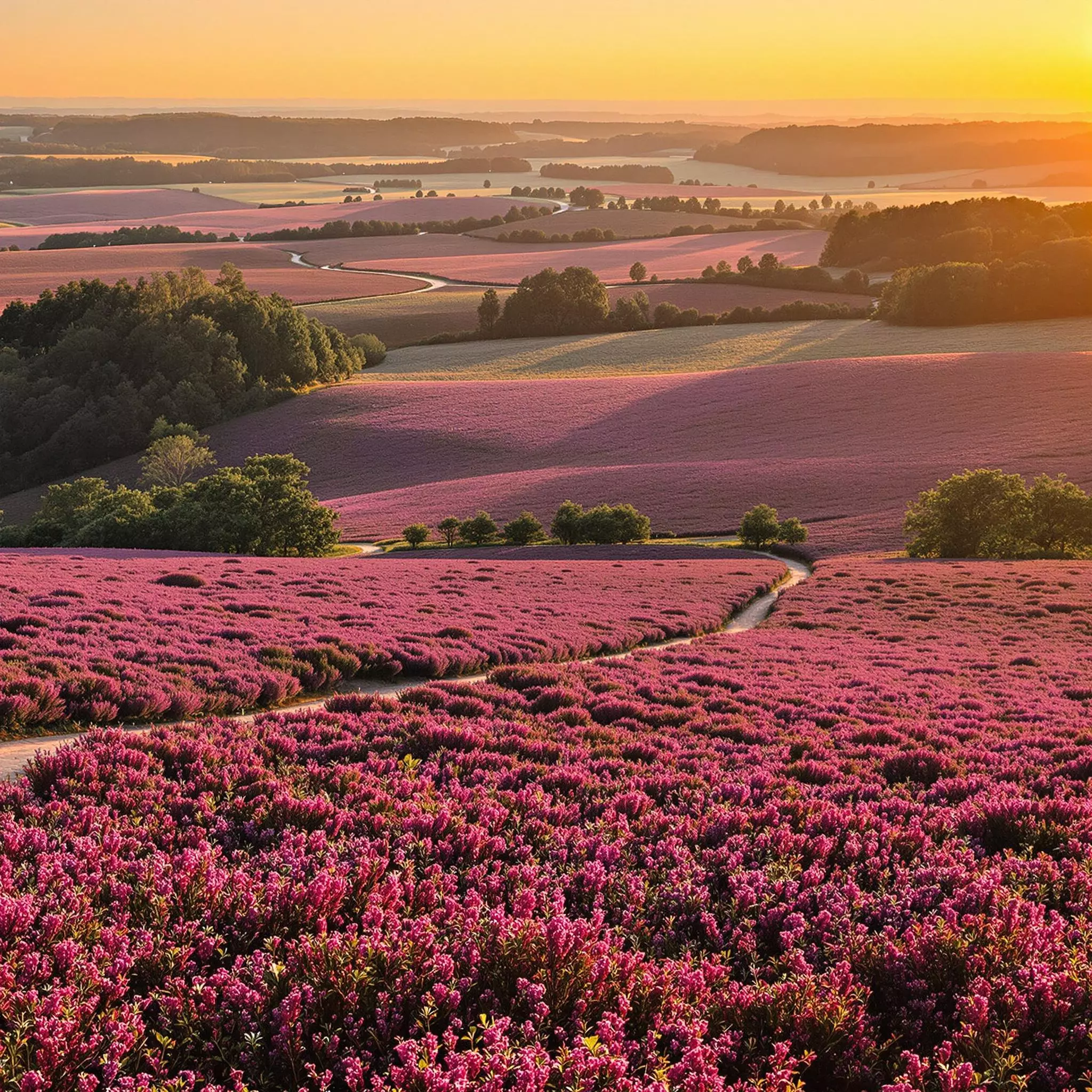 Die blühende Heide im Naturpark Südheide erkunden