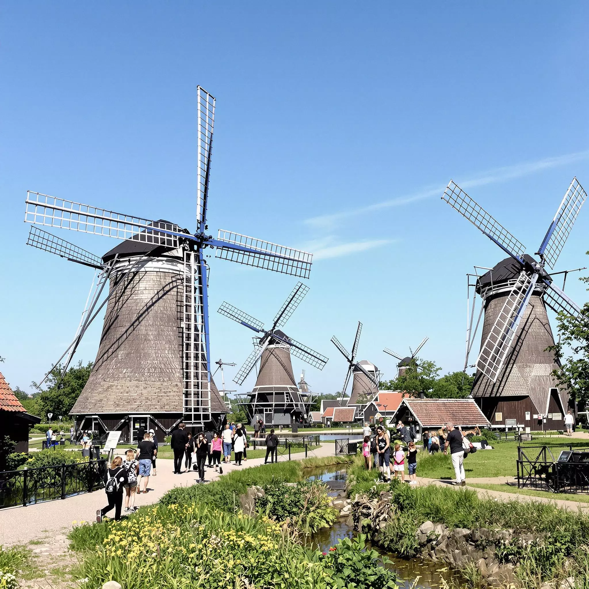 Wunderbare und einmalige Orte und Plätze in der Südheide: Schöner Brückenschlag am Mühlenmuseum Gifhorn
