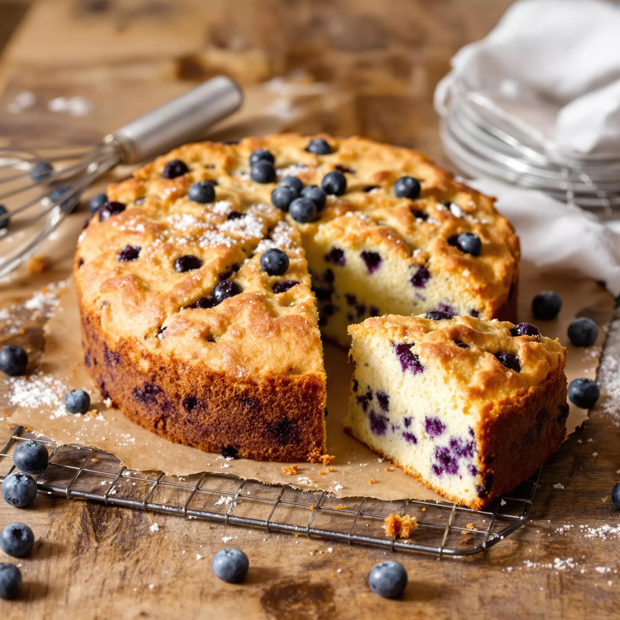 Heidelbeer-Joghurt-Kuchen: Fruchtig und leicht