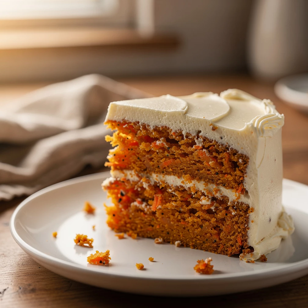 Kinder Karottenkuchen mit Frischkäse Frosting – Saftig & einfach