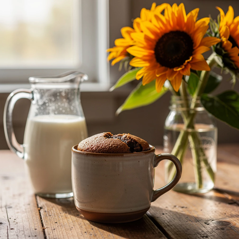 Nougat Tassenkuchen Rezept – Schnell Genuss, Mikrowelle, Frühstück & Snack