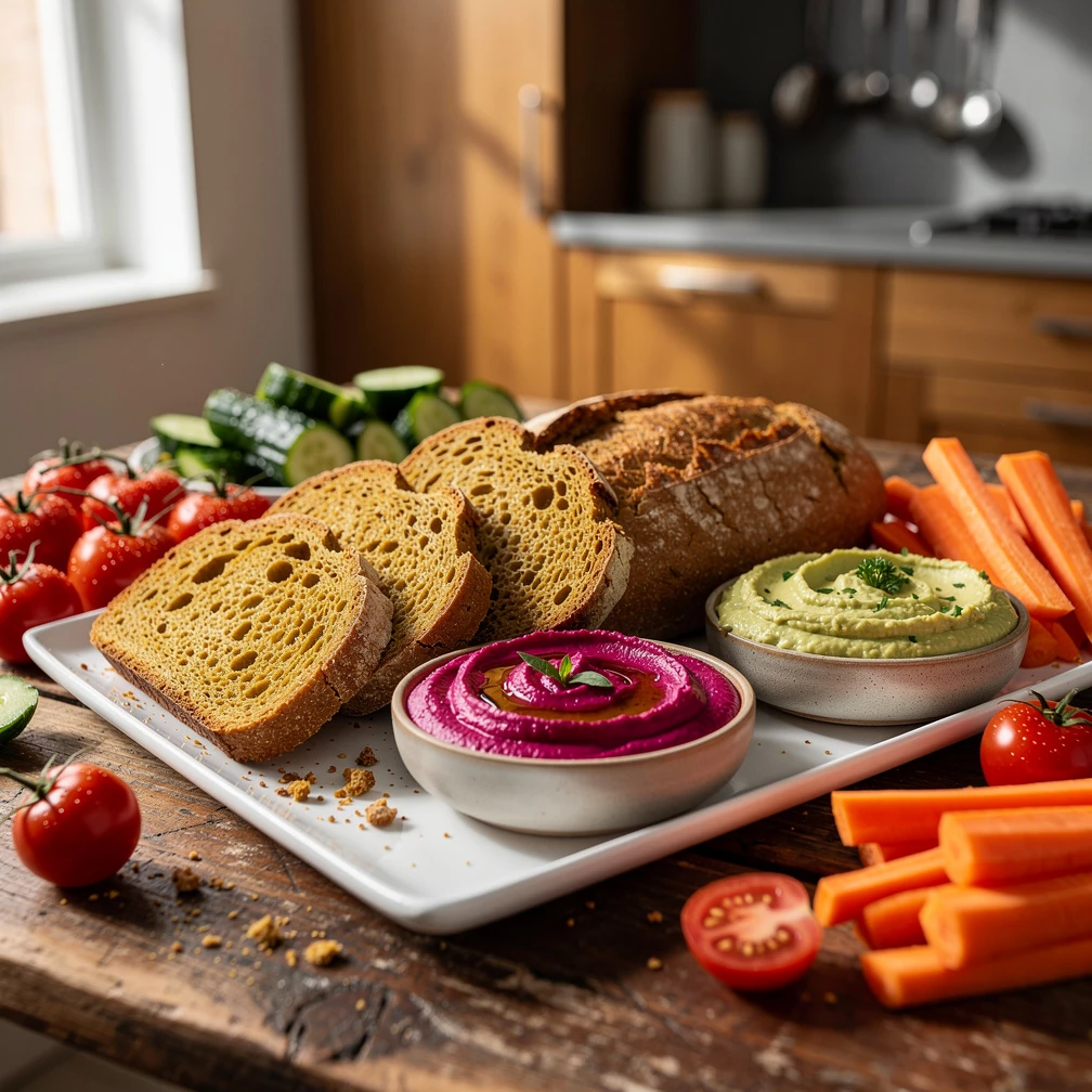 Glutenfreies Brot aus roten Linsen: Proteinreich & ballaststoffreich