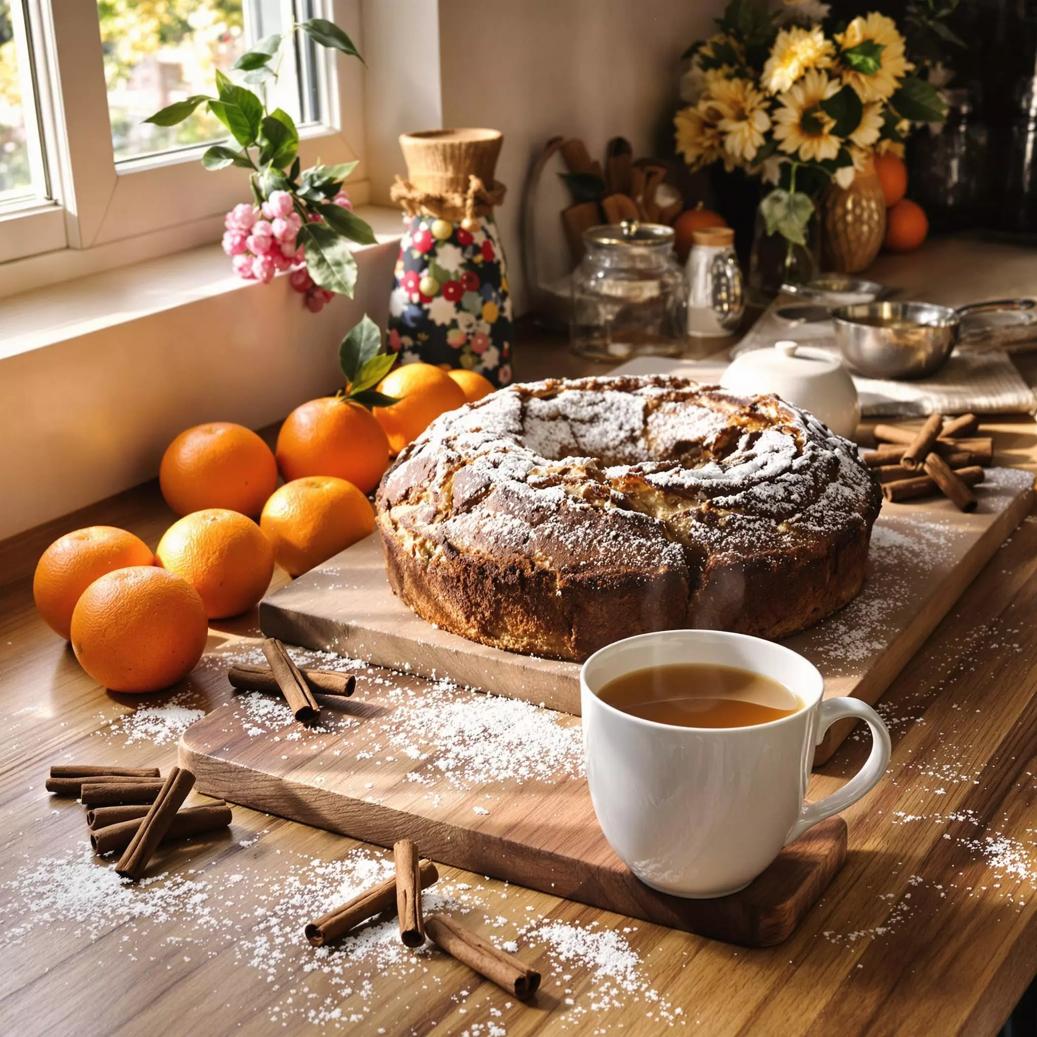 Gemütliche Winterküche