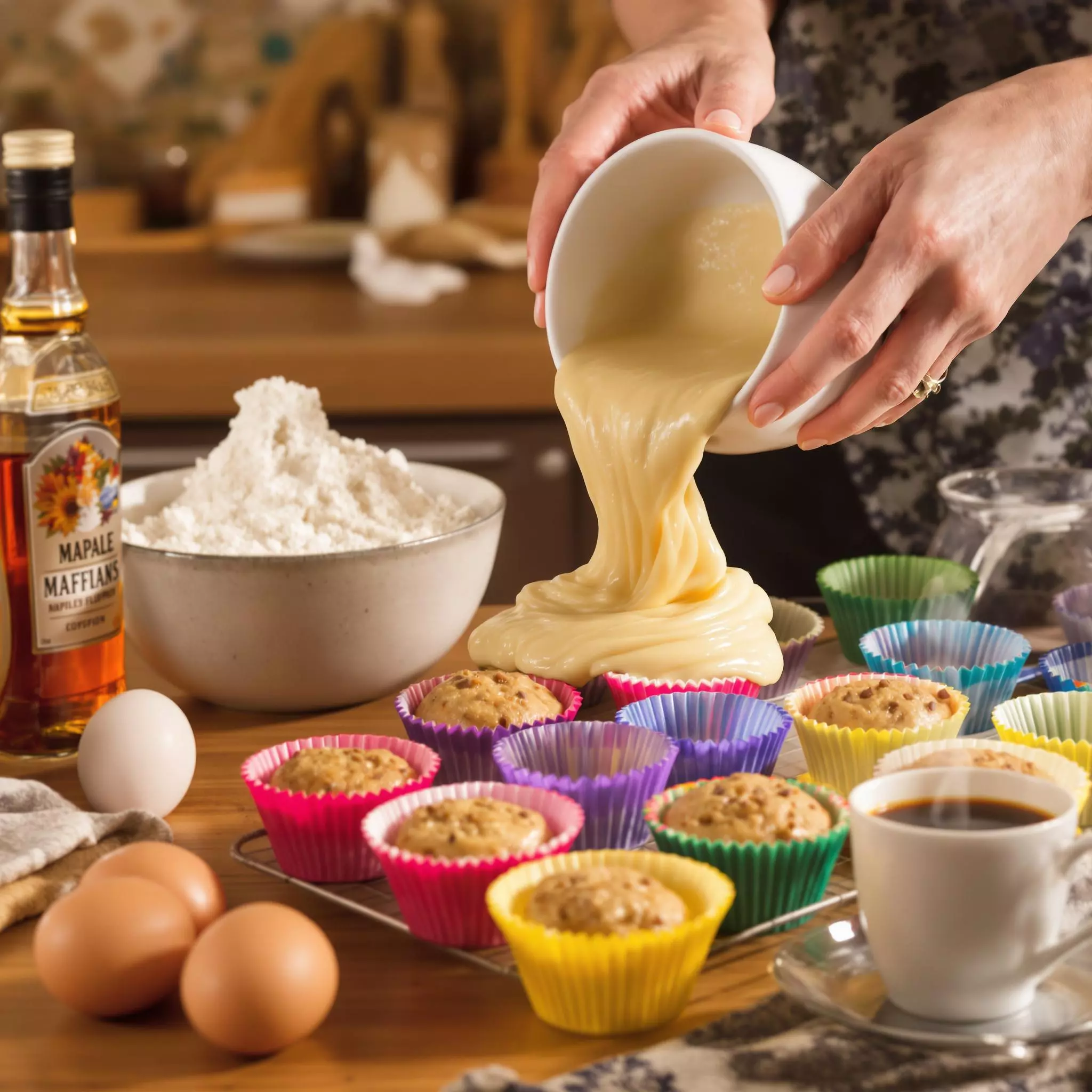 Kaffee-Ahornsirup Muffins - Süße Versuchung zum Frühstück