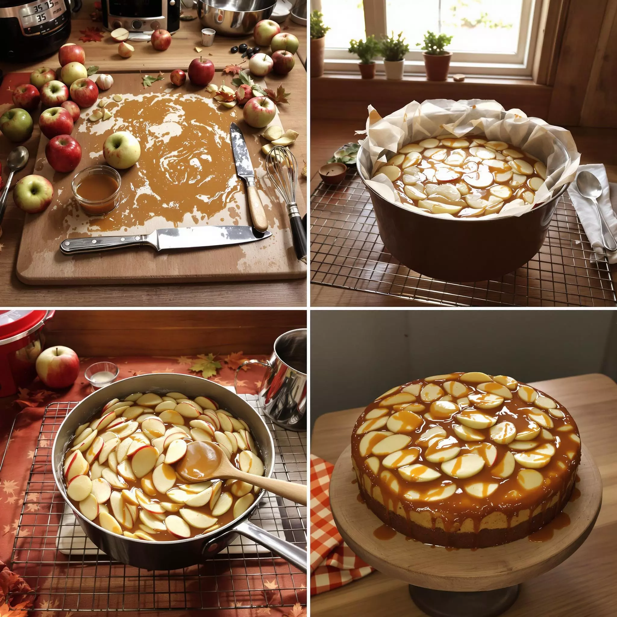 Karamell-Apfel-Torte: Süßer Herbsttraum