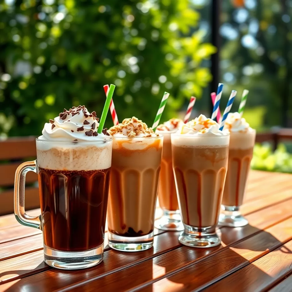 Kaffee-Frappé-Variationen für heiße Sommertage