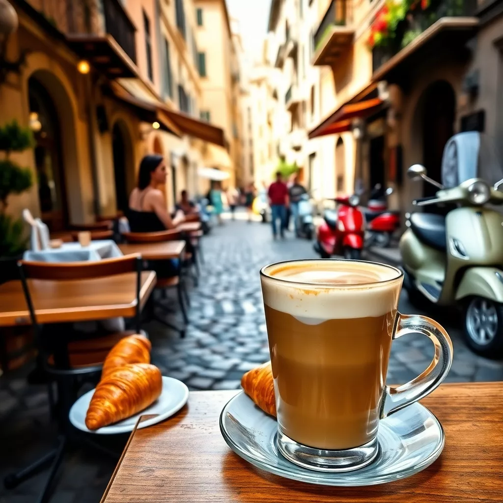 Latte Macchiato und Italien