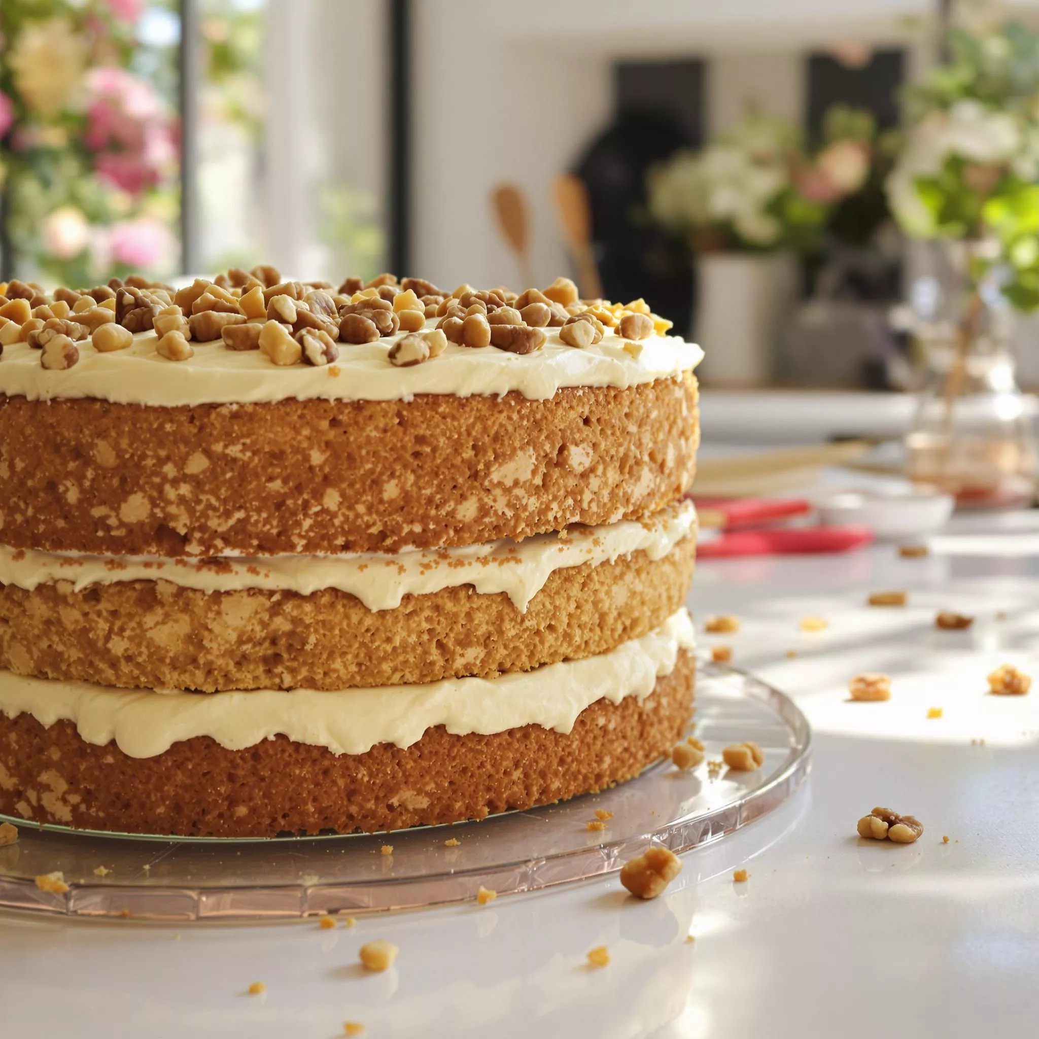 Mascarpone-Honig-Torte mit Walnüssen: Dein Weg zur Perfekten Torte!