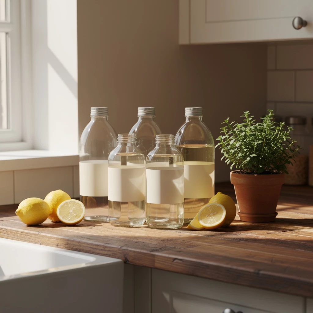 DIY-Putzmittel: 3 Rezepte mit Essig, Soda und Zitrone – Natürlich sauber ohne Chemie