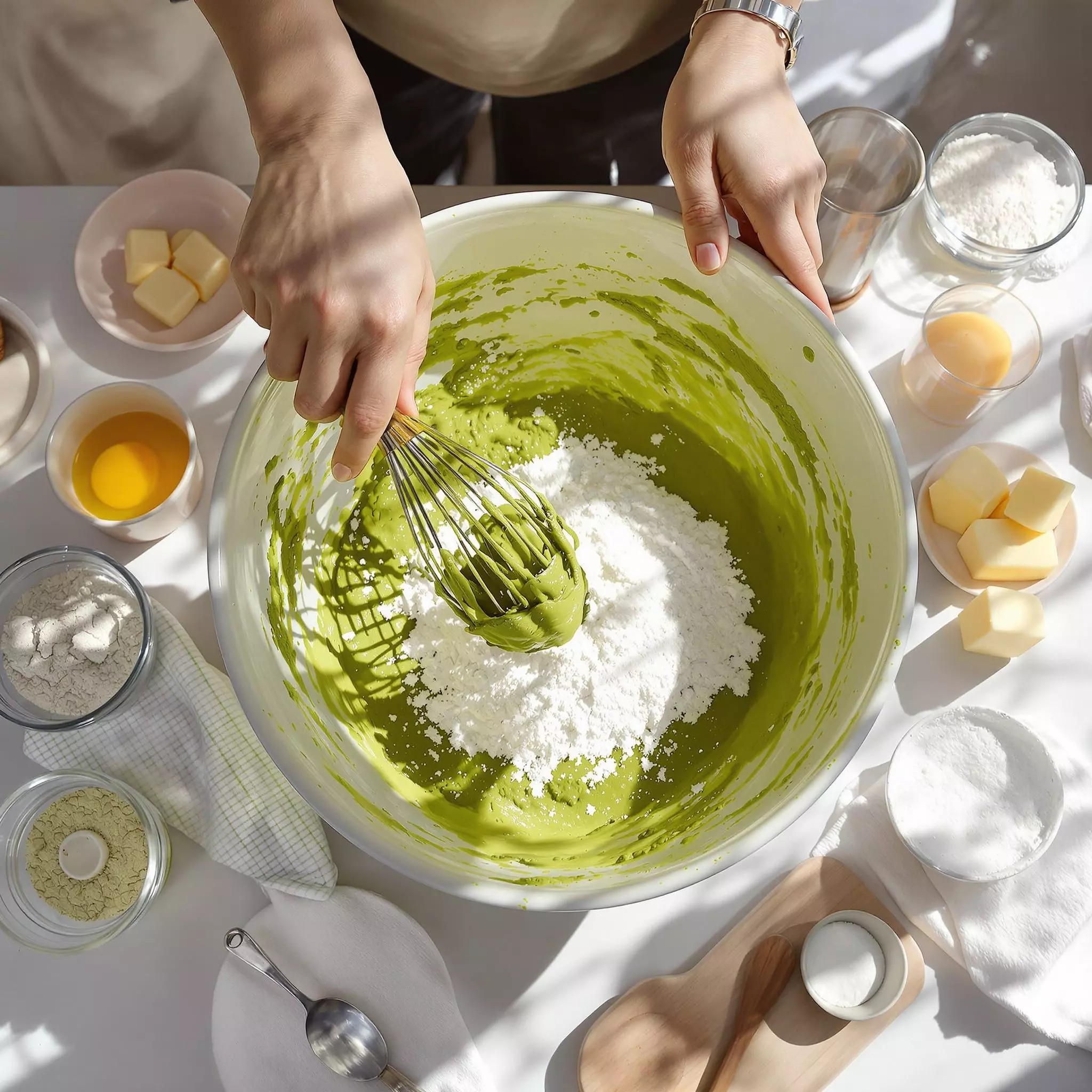 Matcha-Torte: Ein grünes Geschmackserlebnis