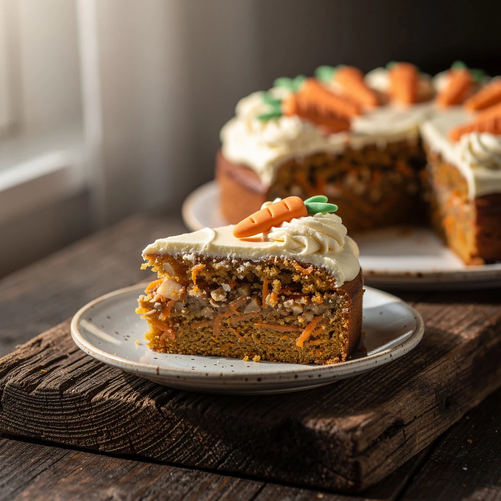 Kinder Karottenkuchen mit Frischkäse Frosting – Saftig & einfach