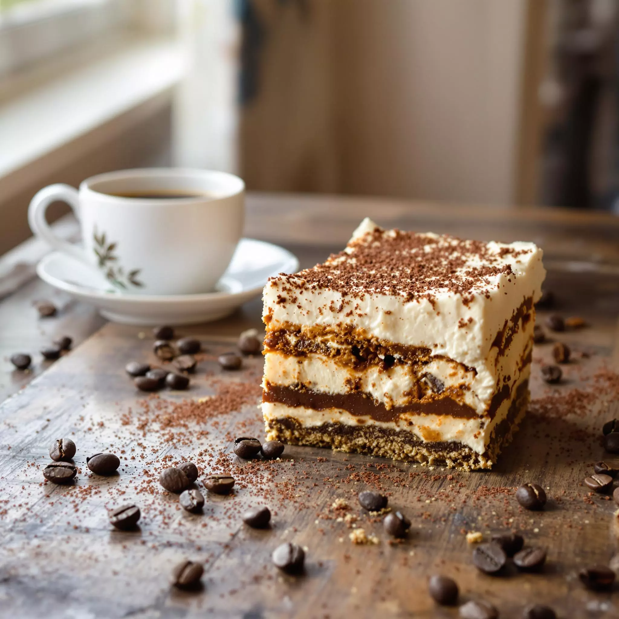 Veganes Kaffee-Tiramisu als Dessertidee