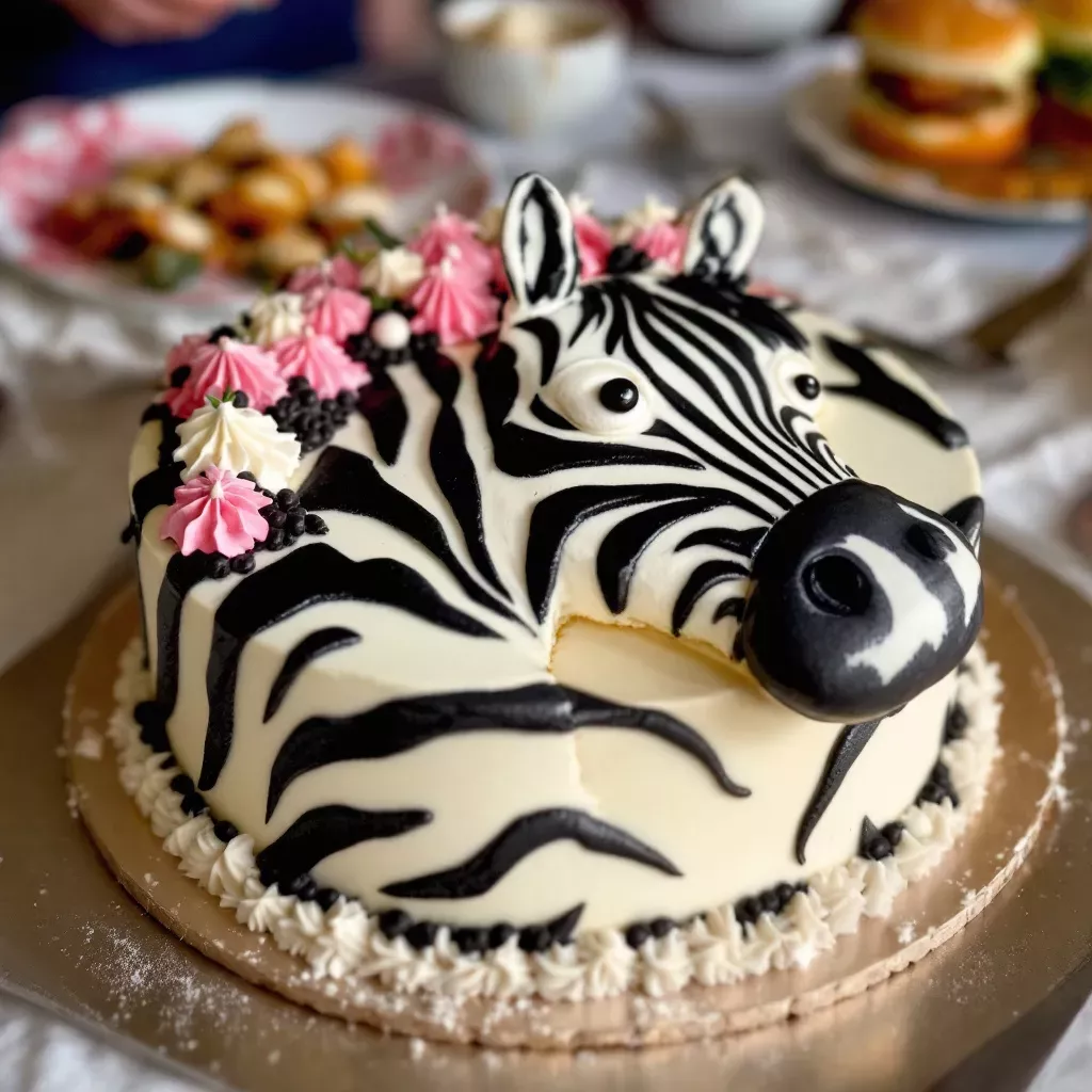 Zebrakuchen mit Zuckerguss ganz einfach backen