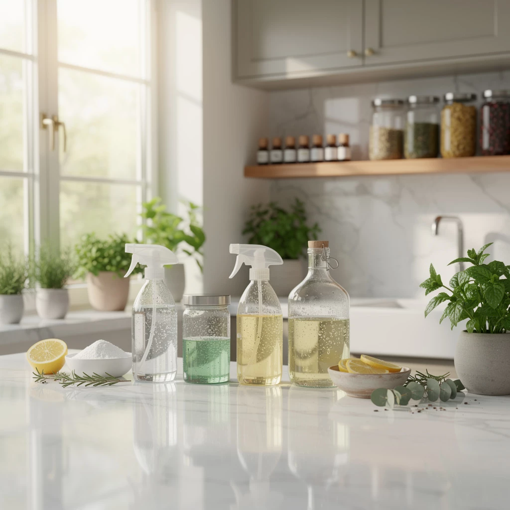 DIY-Putzmittel: 3 Rezepte mit Essig, Soda und Zitrone – Natürlich sauber ohne Chemie