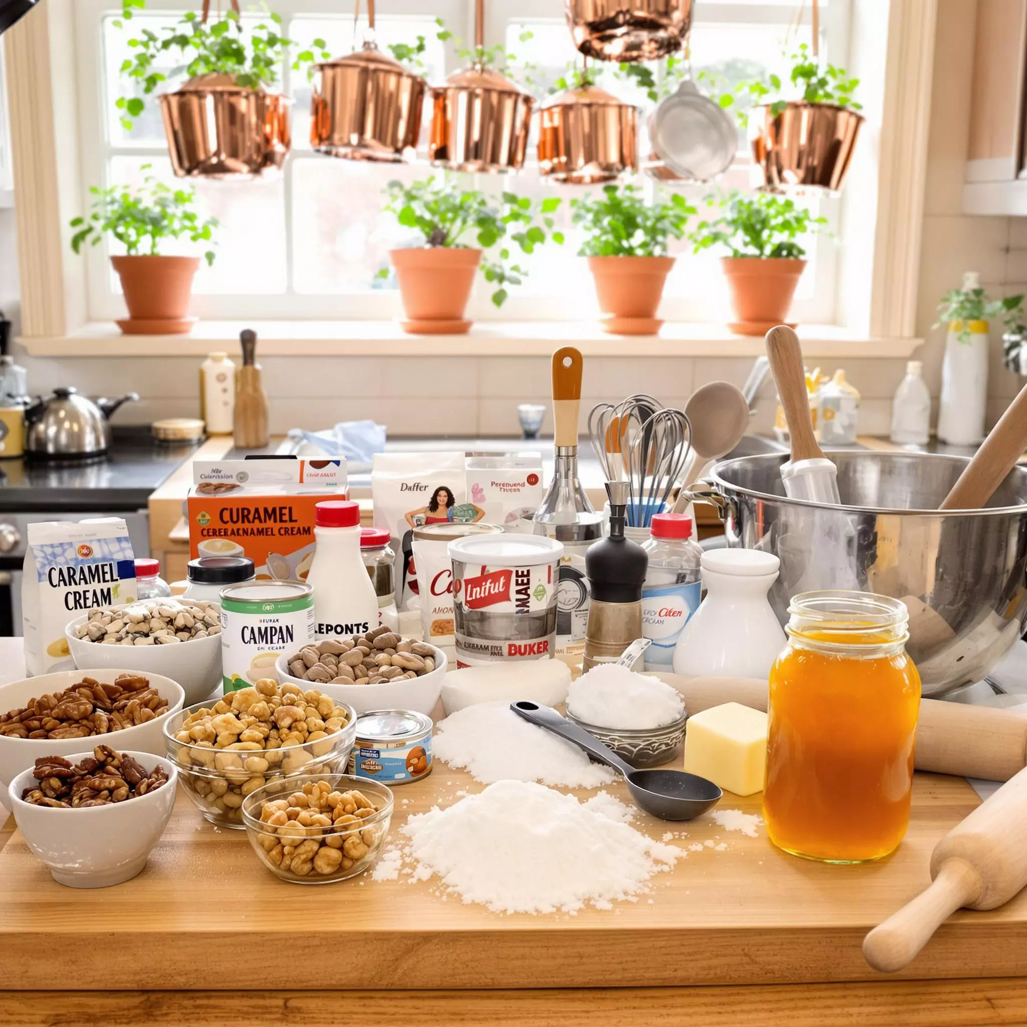 Nusstorte mit Karamellcreme: Eine süße Versuchung