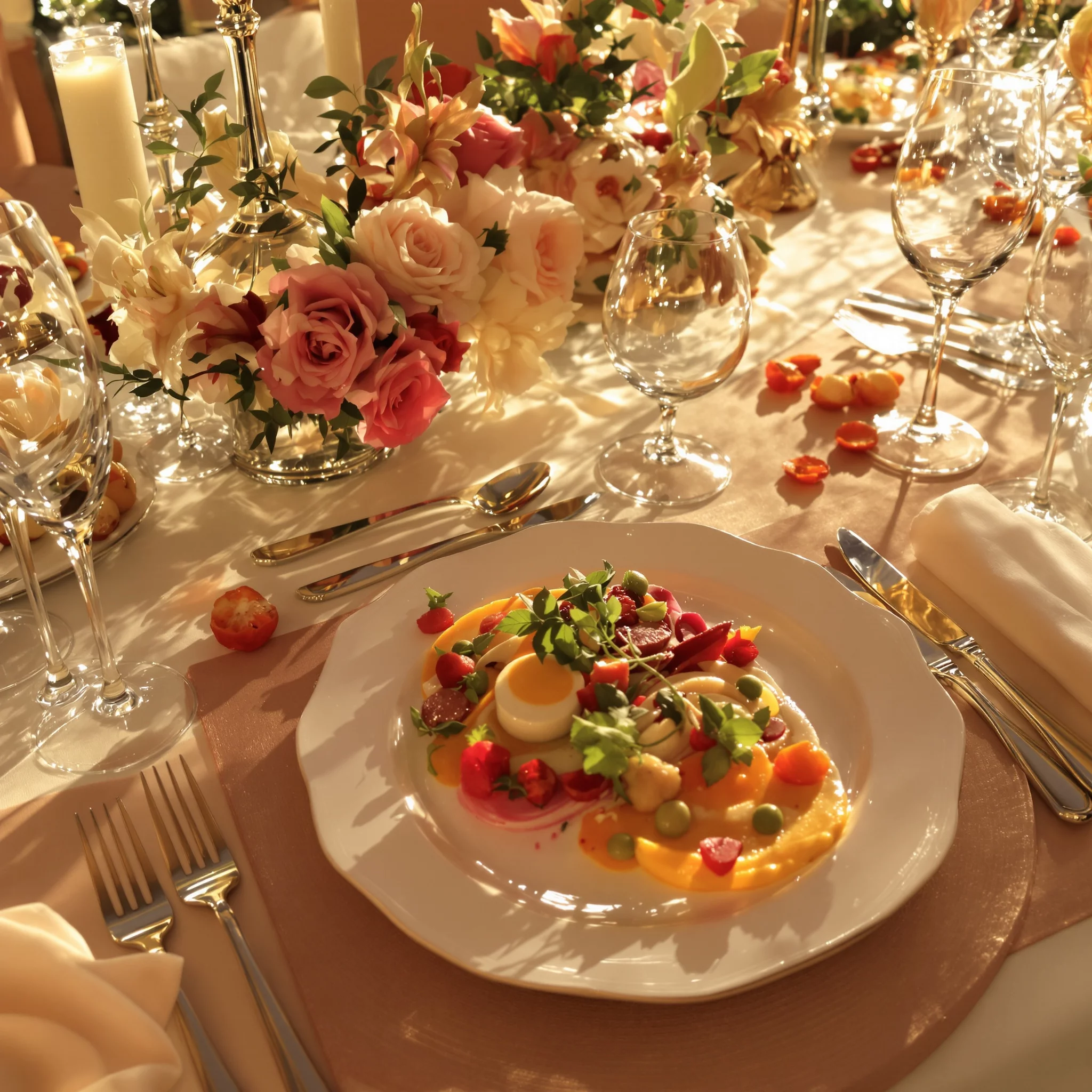 Kulinarische Liebe zum Detail: Wie Food-Design zum Highlight jeder Hochzeit wird