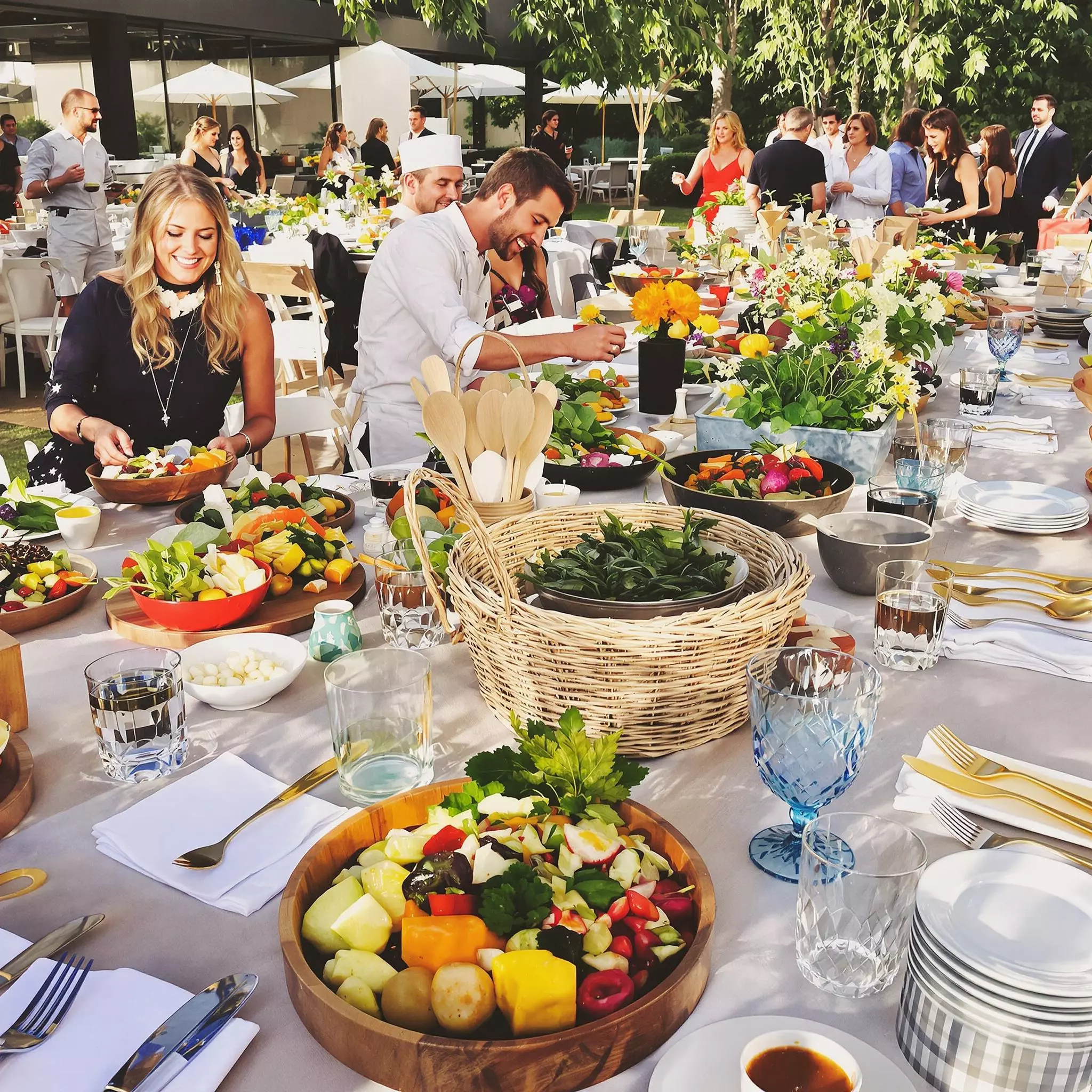 Nachhaltiges Catering für umweltbewusste Hochzeiten