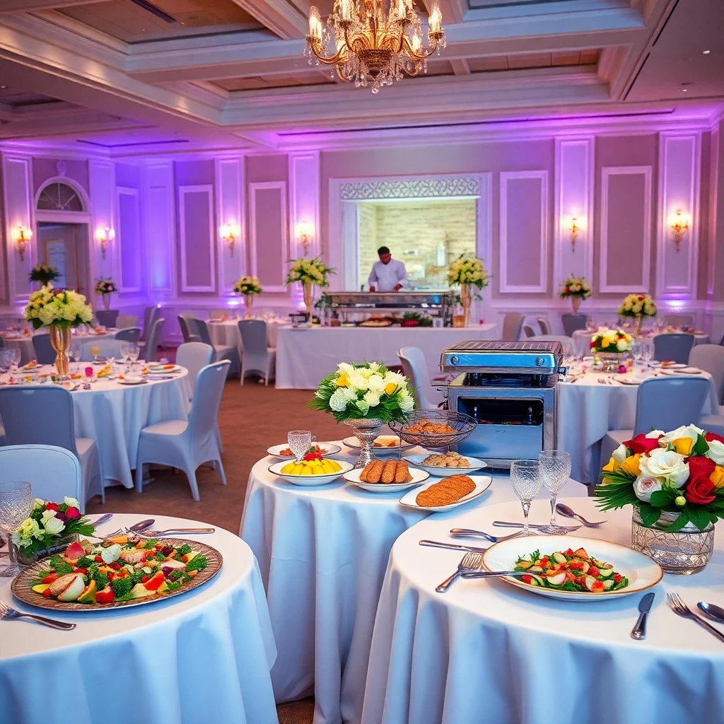 Elegantes Hochzeitscatering Erlebnis