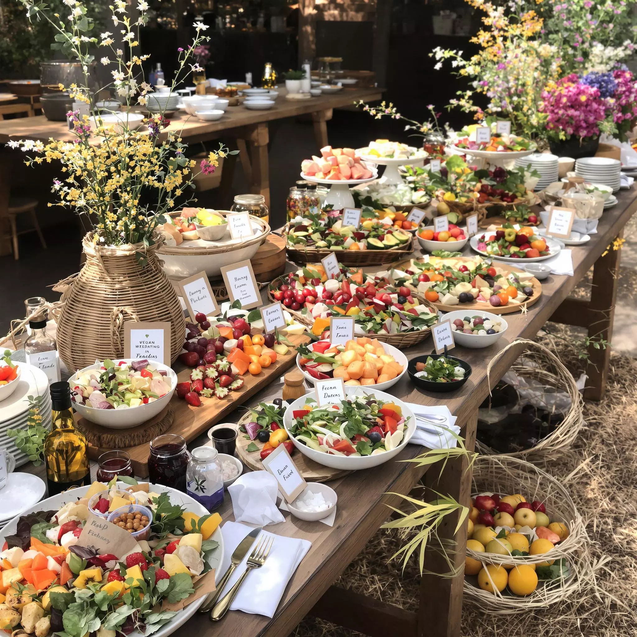 Nachhaltiges Catering für umweltbewusste Hochzeiten