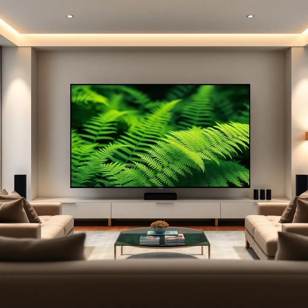 4K Fernsher, gestochen scharfe Bilder