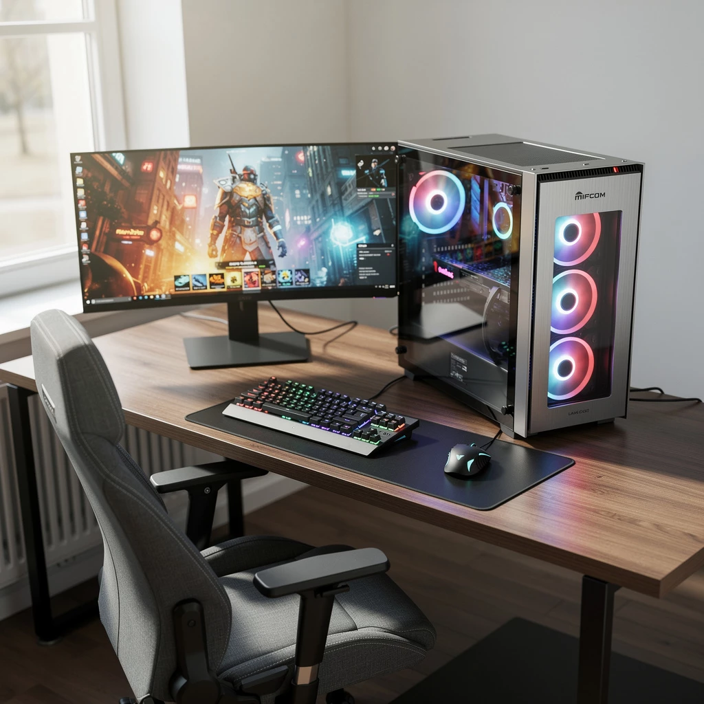 MIFCOM Gaming PCs 2026 kaufen: Die besten Gaming PCs für Spiele & Anwendungen online bestellen