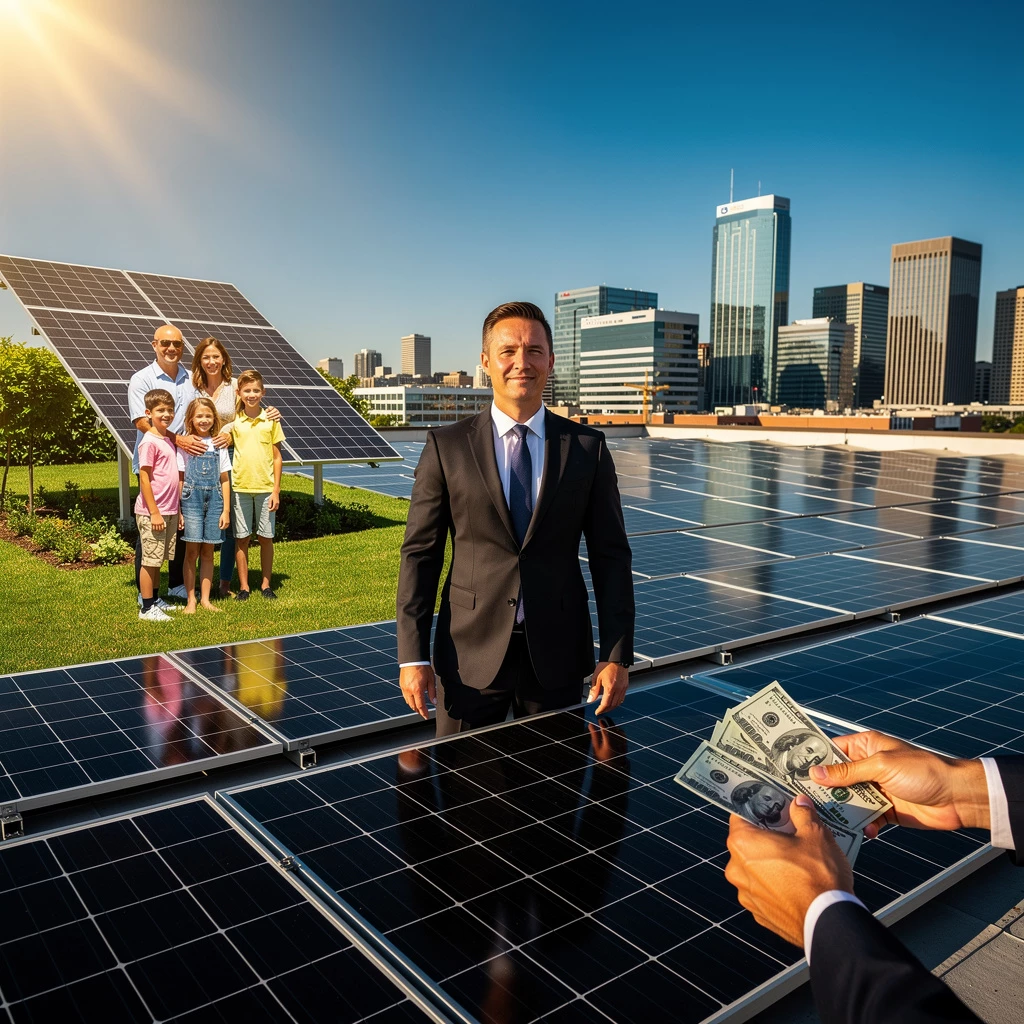 Which experiences show how solar energy as passive income works