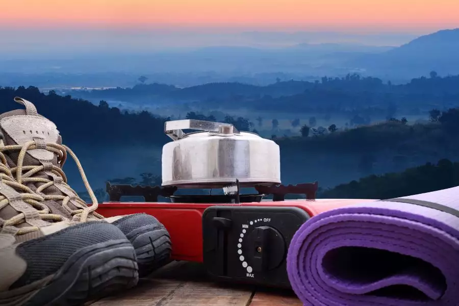 Outdoor und Camping - Kompass - Hängematte