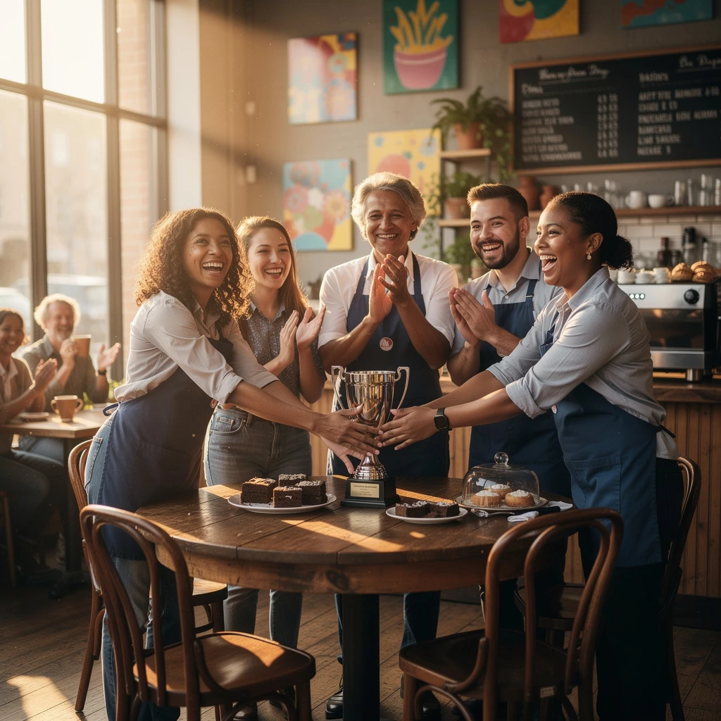 coffee, brownies & downies gewinnt Hospitality HR Award: Inklusion und Human Resources Management Next Level