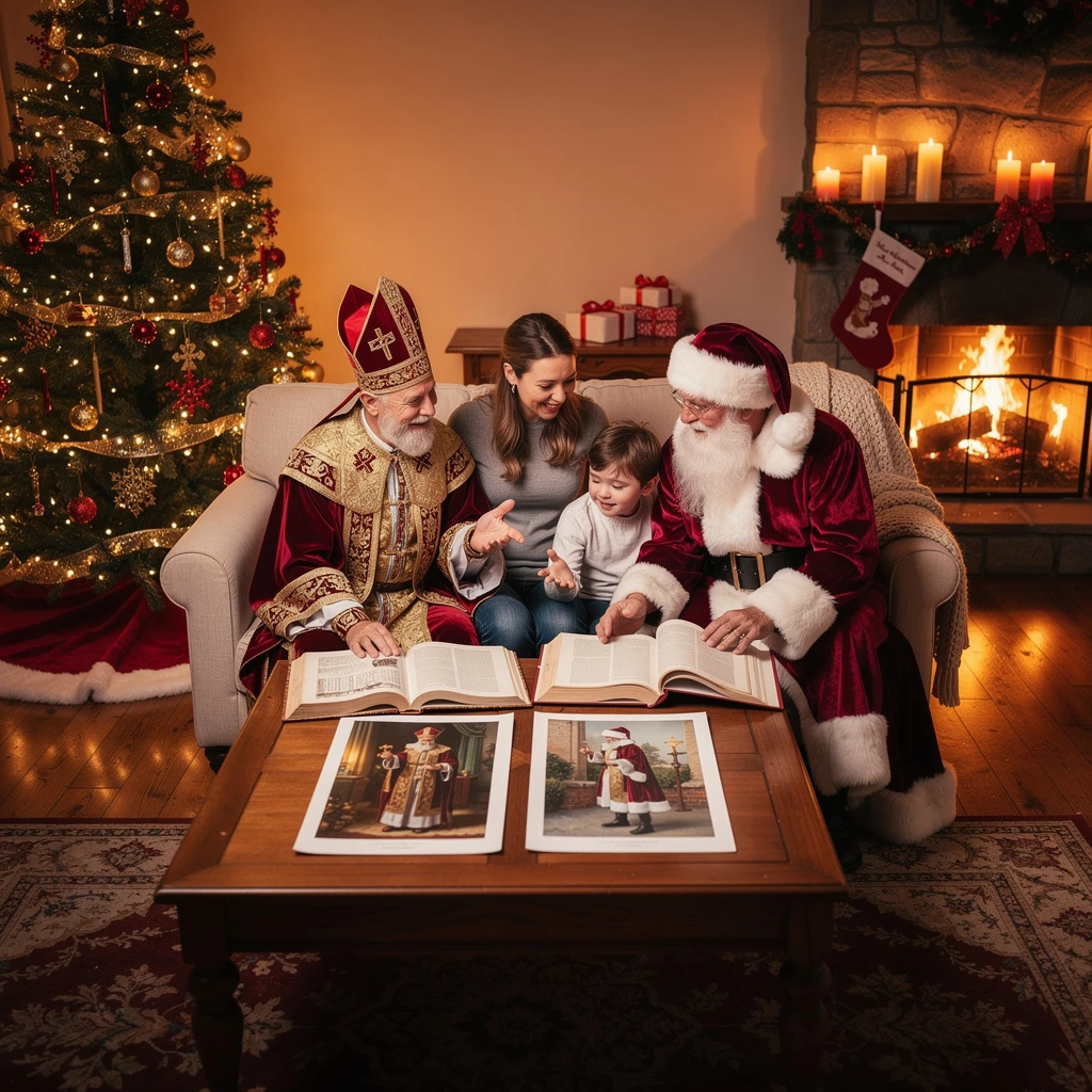 Wer ist eigentlich der Nikolaus und wer der Weihnachtsmann?